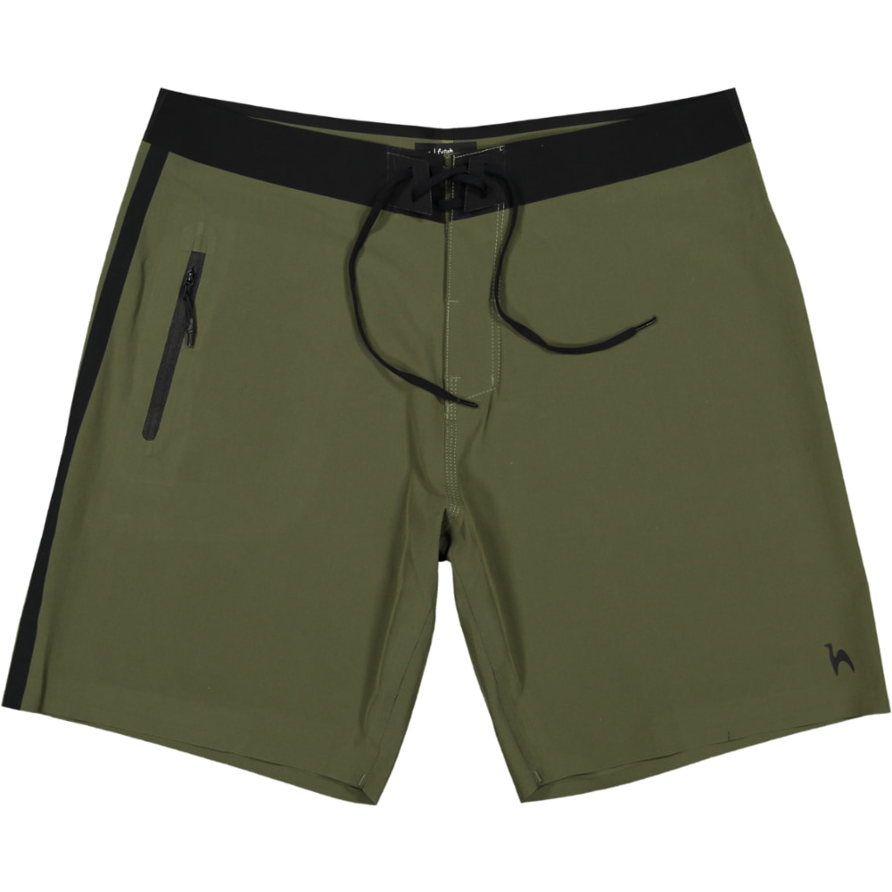 Futah - Calções de Banho Ericeira Verde Khaki (1)