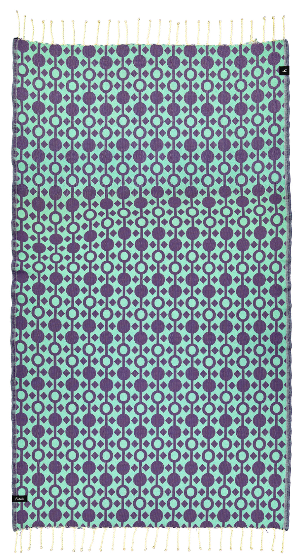 Futah - Amazónica Purple Beach Towel (1)