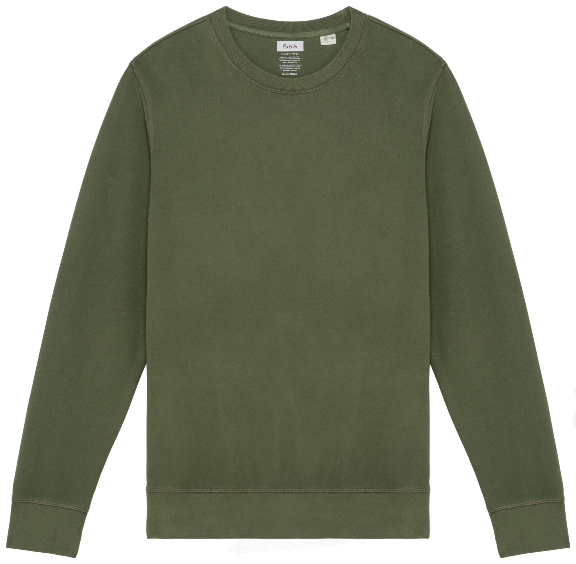 Futah - Organic Cotton Sweatshirt - Khaki (1)